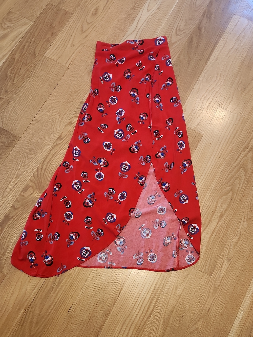 Express Floral Maxi Skirt